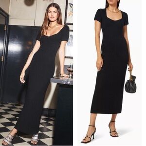 Staud Carmen Ribbed Sweater Dress